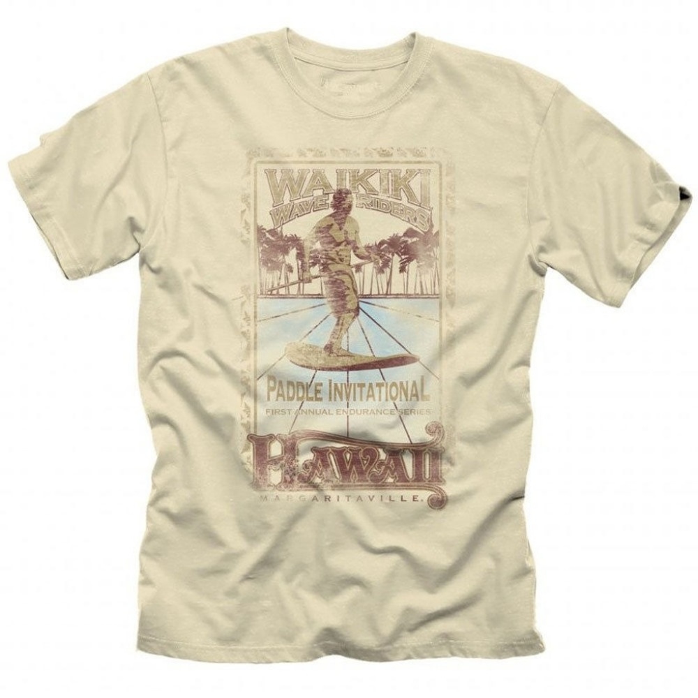 Margaritaville Tee Shirt Paddle Board Med Hawaii